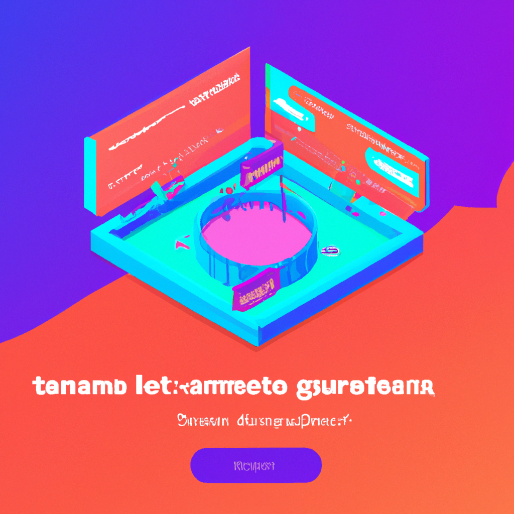 Compact arena preview with neon borders